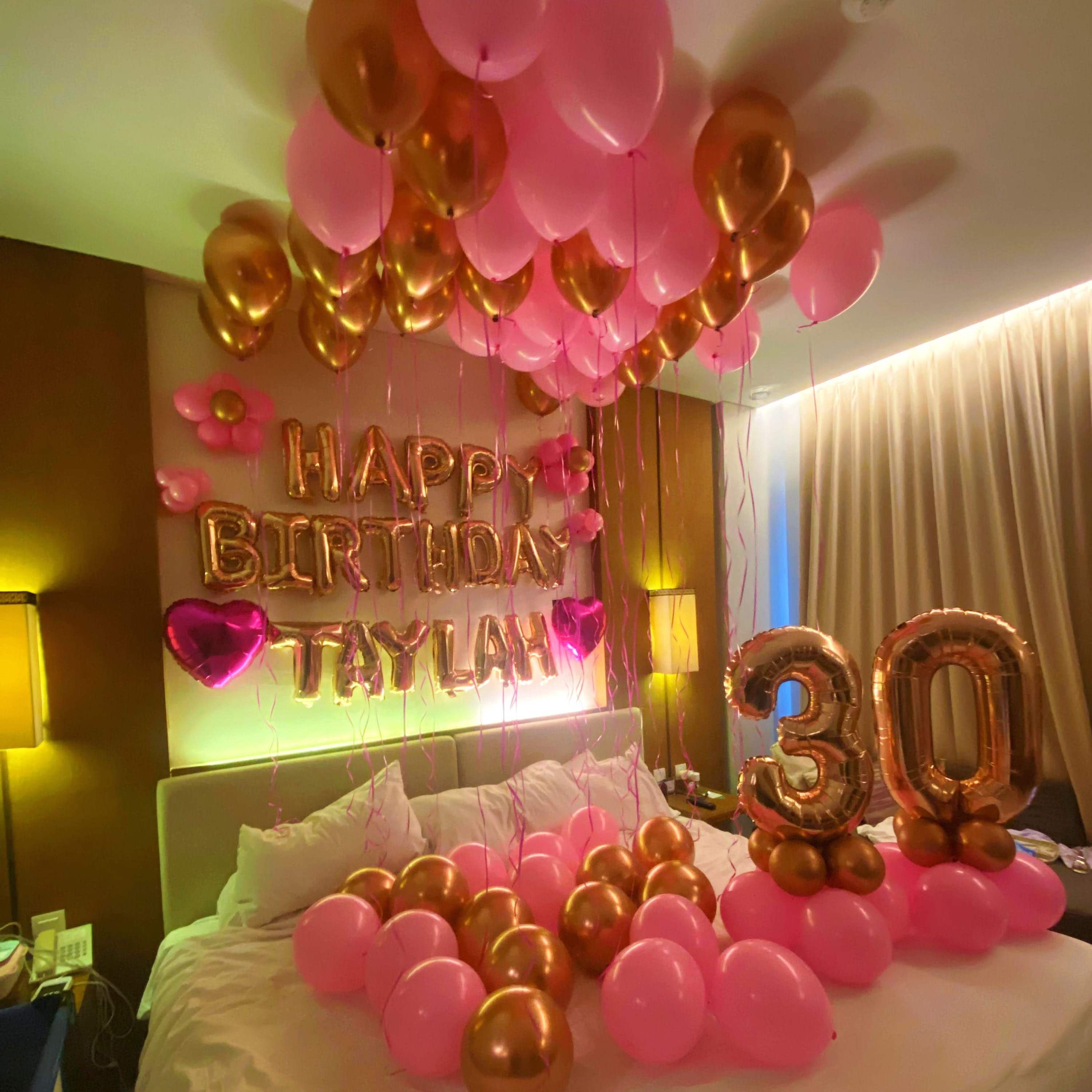 Romantic room decoration in Bali